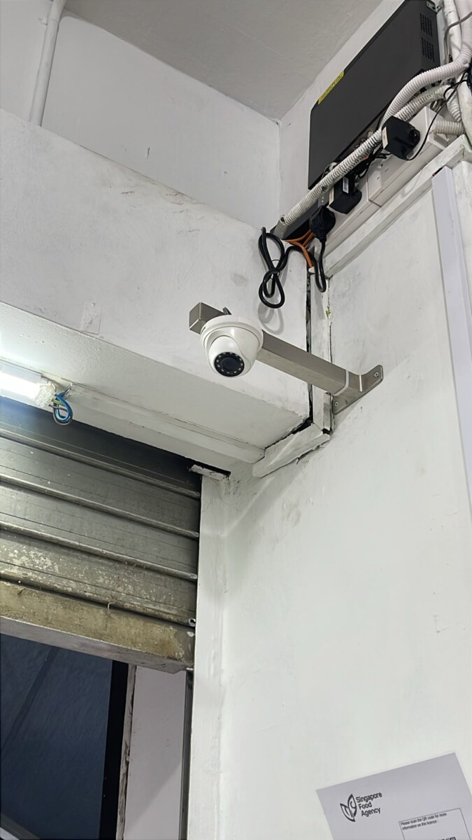 CCTV camera and mounting bracket replacement