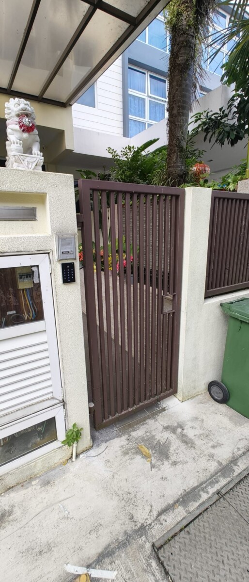 Door access system installed at landed property in Singapore