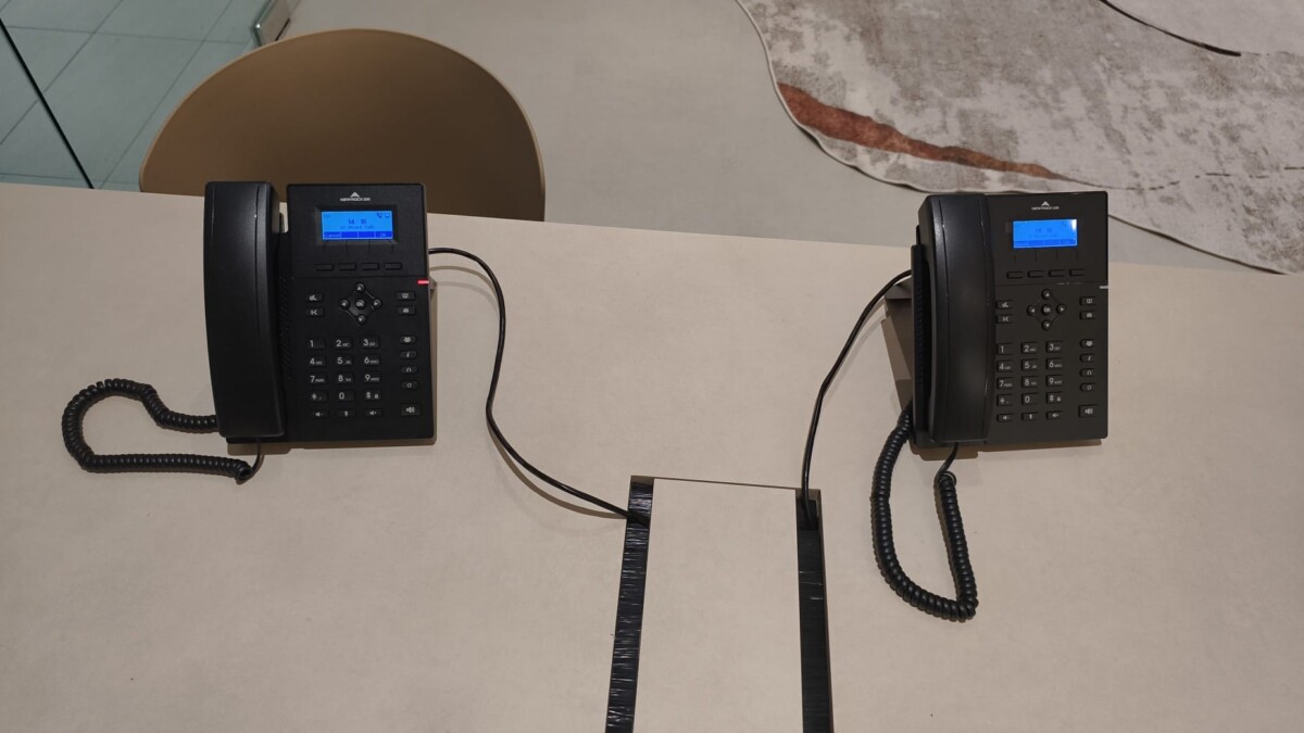 PABX system installed for an office in Singapore