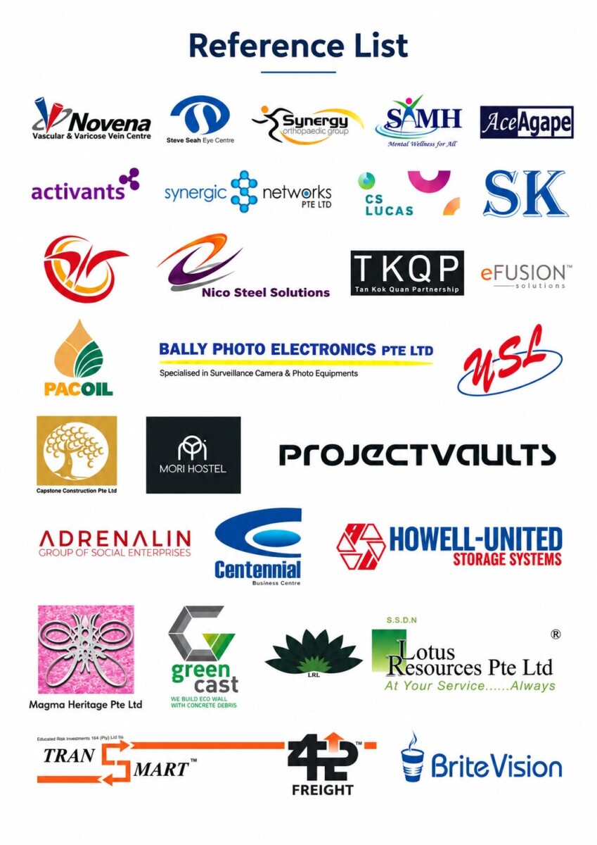 Selected client references for Web Security Singapore and WIT Enterprises Pte Ltd - reference list 2