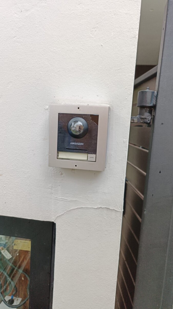 Video intercom installed for a landed house in Singapore